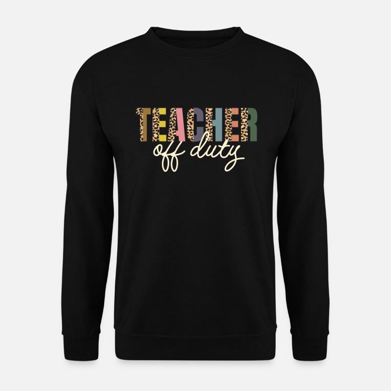 Lehrer au�erhalb des Dienstes Letzter Schullehrer - Unisex Pullover - Schwarz