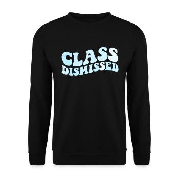 Die Klasse hat den Schullehrer des letzten Tages a - Unisex Pullover - Schwarz - Vorne - Alina (178cm) & Michal (187cm)