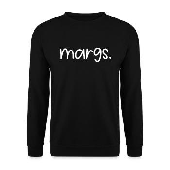 Margs Margarita Liebhaber Cinco de Mayo Margs - Unisex Pullover - Schwarz - Vorne - Alina (178cm) & Michal (187cm)