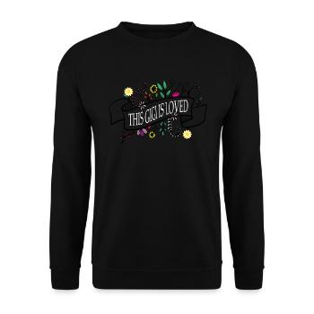 Frauen dieser Gigi wird geliebt Muttertagsgeschenk - Unisex Pullover - Schwarz - Vorne - Alina (178cm) & Michal (187cm)
