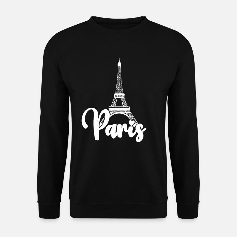 Paris Eiffelturm Frankreich Liebe Paris Urlaub - Unisex Pullover - Schwarz
