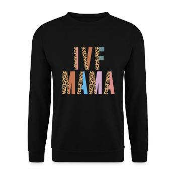 IVF Mama Frauen In -vitro -Befruchtung IVF Mom - Unisex Pullover - Schwarz - Vorne - Alina (178cm) & Michal (187cm)