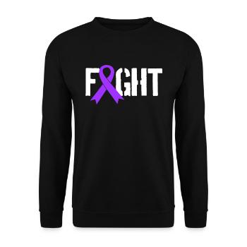 Lutter contre la sensibilisation aux surdoses - Sweat-shirt Unisexe - noir - Devant - Alina (178cm) & Michal (187cm)