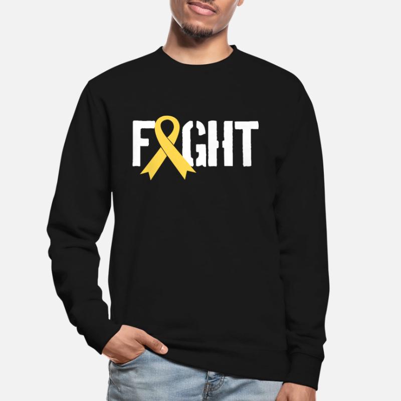 Bekämpfen Sie das Bewusstsein von Krebs bei Kinder Unisex Pullover