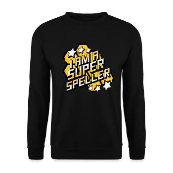 Je suis un Super Speller Spelling Bee Champion Sp - Sweat-shirt Unisexe - noir - Devant - Alina (178cm) & Michal (187cm)