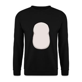 Donkey Halloween Kostüm tun vor, es um Esel faul - Unisex Pullover - Schwarz - Vorne - Alina (178cm) & Michal (187cm)