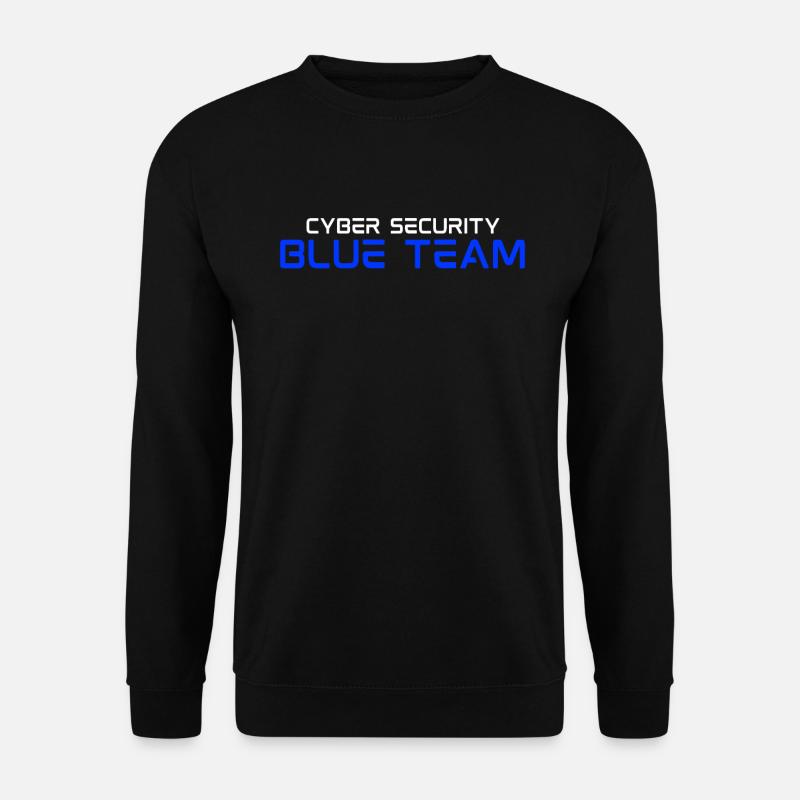 Cyber Security Blue Team Cybersicherheit Hacker - Unisex Pullover - Schwarz