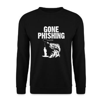 Cyber ??-Sicherheit wurde Phishing Hacker Cybersic - Unisex Pullover - Schwarz - Vorne - Alina (178cm) & Michal (187cm)