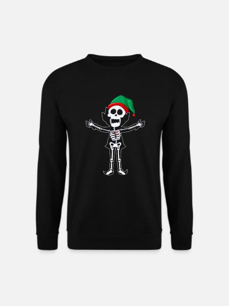 Röntgen-Elf Kids Röntgen-Tech Radiologie Weihnacht - Unisex Pullover - Schwarz