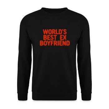 Der beste Ex-Freund der Welt - Unisex Pullover - Schwarz - Vorne - Alina (178cm) & Michal (187cm)