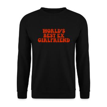 Die beste Ex-Freundin der Welt - Unisex Pullover - Schwarz - Vorne - Alina (178cm) & Michal (187cm)