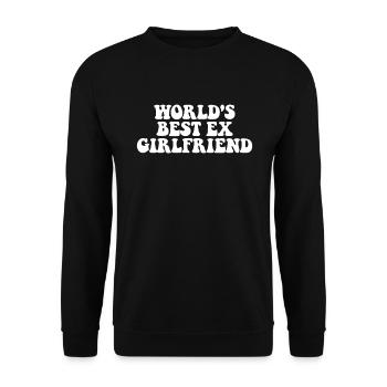 Die beste Ex-Freundin der Welt - Unisex Pullover - Schwarz - Vorne - Alina (178cm) & Michal (187cm)