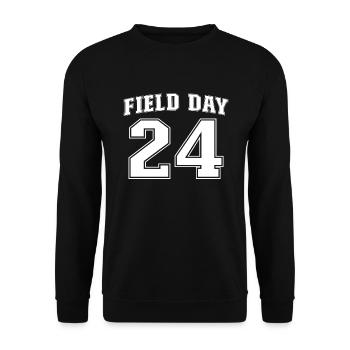 Feldtag 2024 Schüler Kinder Lehrer Feldtag 2024 - Unisex Pullover - Schwarz - Vorne - Alina (178cm) & Michal (187cm)