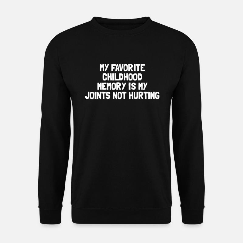 Geburtstagsgelenke eines alten Mannes schaden nich - Unisex Pullover - Schwarz