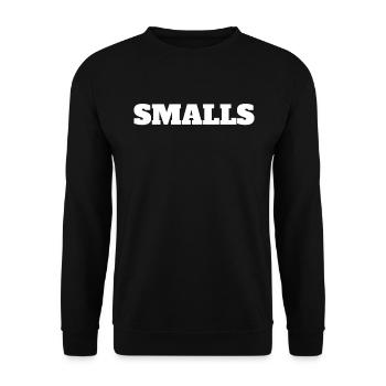 Biggie und Smalls passende Smalls - Unisex Pullover - Schwarz - Vorne - Alina (178cm) & Michal (187cm)
