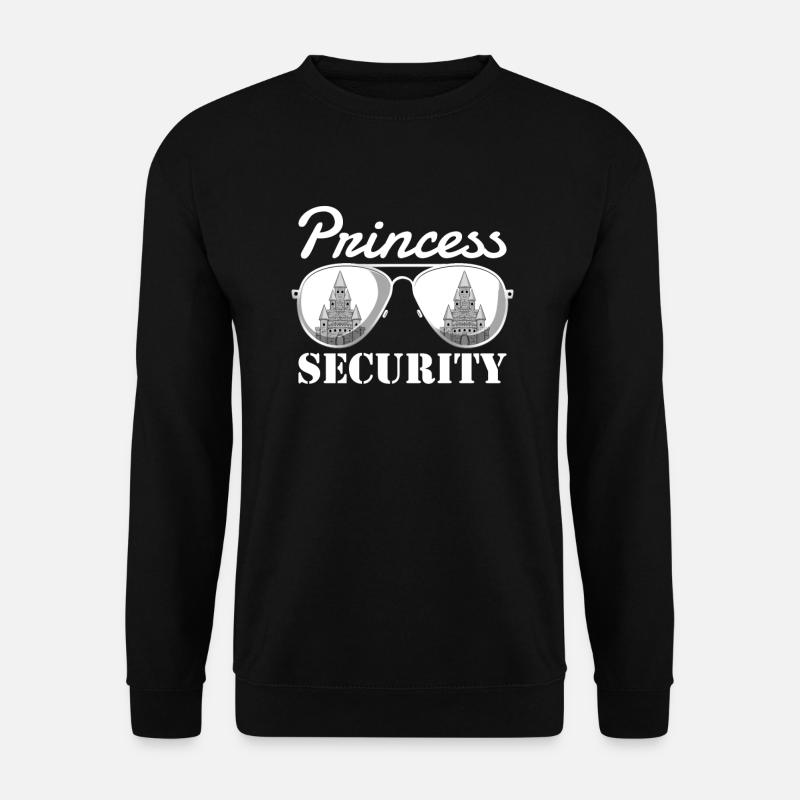 Prinzessin Security Halloween-Elternkostüm - Unisex Pullover - Schwarz