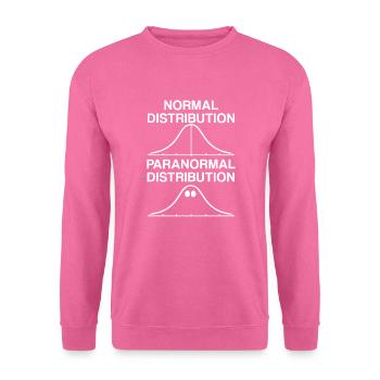 Normalverteilung Paranormalverteilung APSTAT - Unisex Pullover - Pink - Vorne