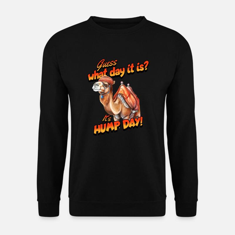 Ratet mal, welcher Tag heute ist. Es ist Buckeltag - Unisex Pullover - Schwarz