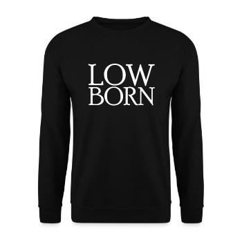 Low Born Funny citizen cosplay matching Low Bo - Unisex Sweatshirt - black - Front - Alina (178cm) & Michal (187cm)