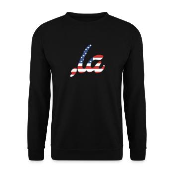 Comma La Kamala 2024 Damen Comma La - Unisex Pullover - Schwarz - Vorne - Alina (178cm) & Michal (187cm)