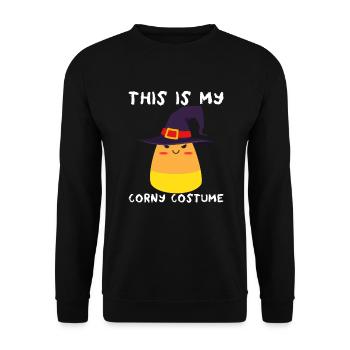 Das ist mein kitschiges Kostüm für Kinder, Hexe, Z - Unisex Pullover - Schwarz - Vorne - Alina (178cm) & Michal (187cm)