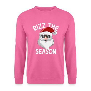 Rizz The Season Lustiger Rizz Santa Rizzler Santa - Unisex Pullover - Pink - Vorne