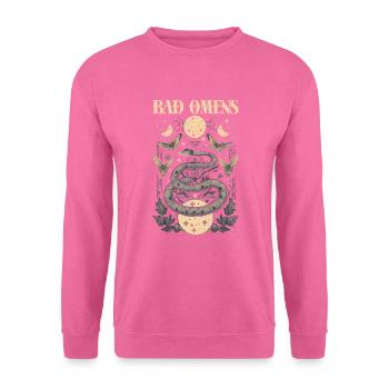 Schlechte Omens Schlange und Motten Schlechte Omen - Unisex Pullover - Pink - Vorne