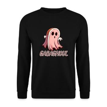Gabaghoul Italienisches Halloween Gabagool Gabagho - Unisex Pullover - Schwarz - Vorne - Alina (178cm) & Michal (187cm)