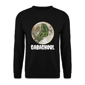 Gabaghoul Italienischer Halloween-Zombie-Gabagool - Unisex Pullover - Schwarz - Vorne - Alina (178cm) & Michal (187cm)