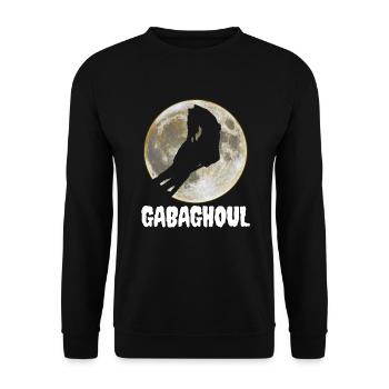 Gabaghoul Italienischer Halloween-Zombie-Gabagool - Unisex Pullover - Schwarz - Vorne - Alina (178cm) & Michal (187cm)