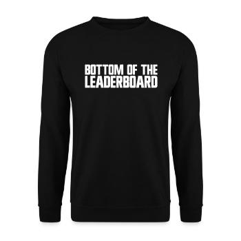 Bottom of the list of the best video games gamers no - Unisex Sweatshirt - black - Front - Alina (178cm) & Michal (187cm)