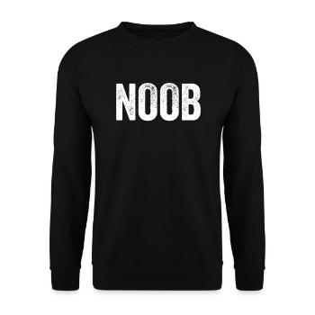 Noob Neues Gamer-Videospiel Noob - Unisex Pullover - Schwarz - Vorne - Alina (178cm) & Michal (187cm)