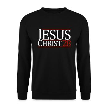 Jésus-Christ 2028 Choisissez Jésus - Sweat-shirt Unisexe - noir - Devant - Alina (178cm) & Michal (187cm)