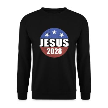 Jésus 2028 Cadran Choisissez Jésus - Sweat-shirt Unisexe - noir - Devant - Alina (178cm) & Michal (187cm)