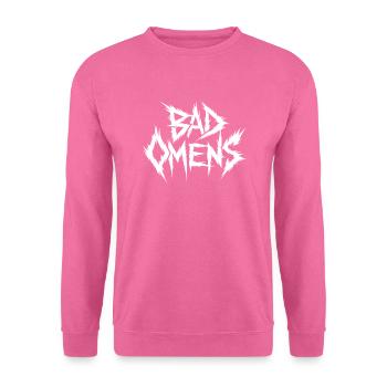 Bad Omens Death Metal Textschriftart Bad Omens - Unisex Pullover - Pink - Vorne
