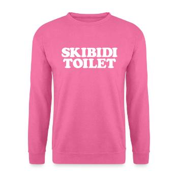 Skibidi Toilette Meme Brainrot Lustige Skibidi Toi - Unisex Pullover - Pink - Vorne
