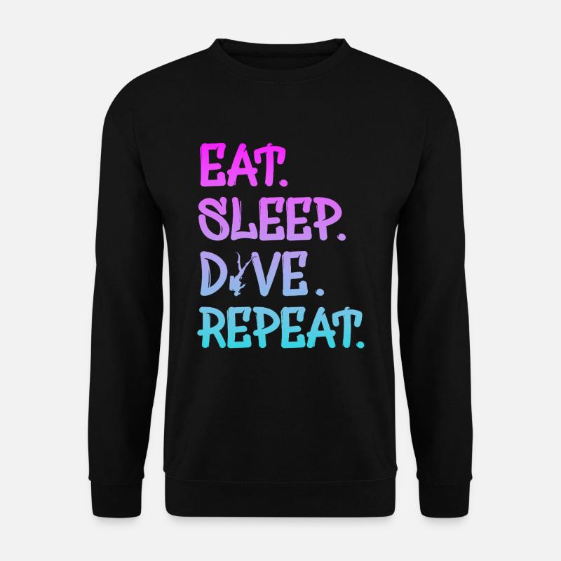 Tauchen - Diving - Scuba Diver - Unisex Pullover - Schwarz