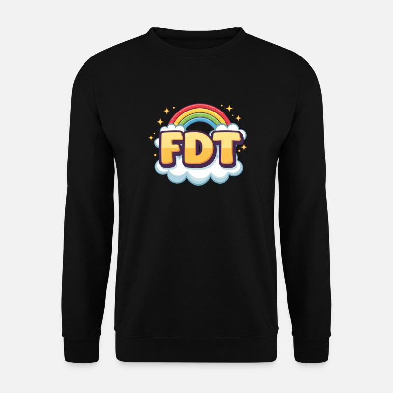 FDT Regenbogen FDT - Unisex Pullover - Schwarz