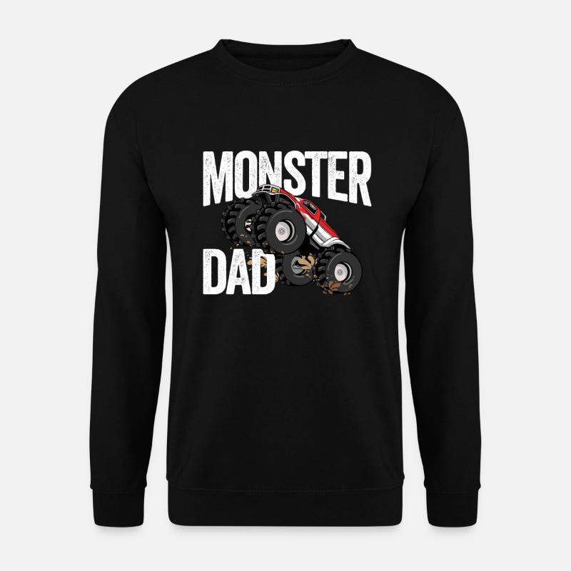 Monster-Papa - Unisex Pullover - Schwarz