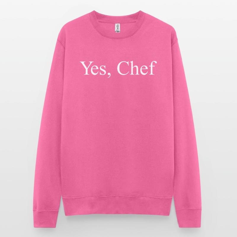 Ja Chef Lustiges Restaurant Küche Kochen Ja Chef Unisex Pullover