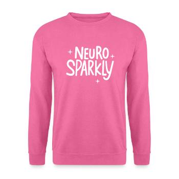 Neuro Sparkly Neurodiversität Autismus Bewusstsein - Unisex Pullover - Pink - Vorne