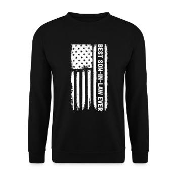 Meilleur gendre de tous les temps enfant préféré Sc - Sweat-shirt Unisexe - noir - Devant - Alina (178cm) & Michal (187cm)