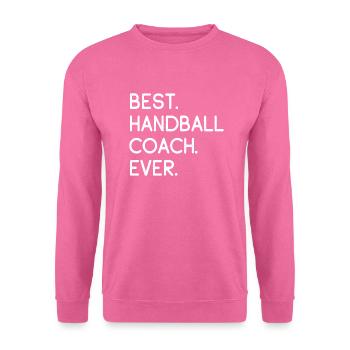 Handballtrainer Handball Trainer Cooles Geschenk - Unisex Pullover - Pink - Vorne