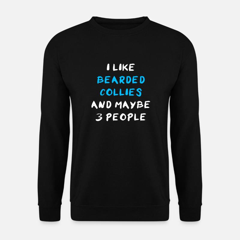 Bearded Collie - Unisex Sweatshirt - black