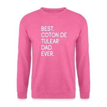 Coton de Tulear - Sweat-shirt Unisexe - rose - Devant