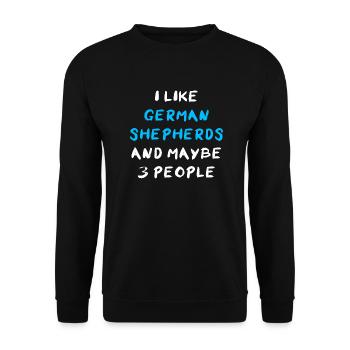 Berger allemand - Sweat-shirt Unisexe - noir - Devant - Alina (178cm) & Michal (187cm)