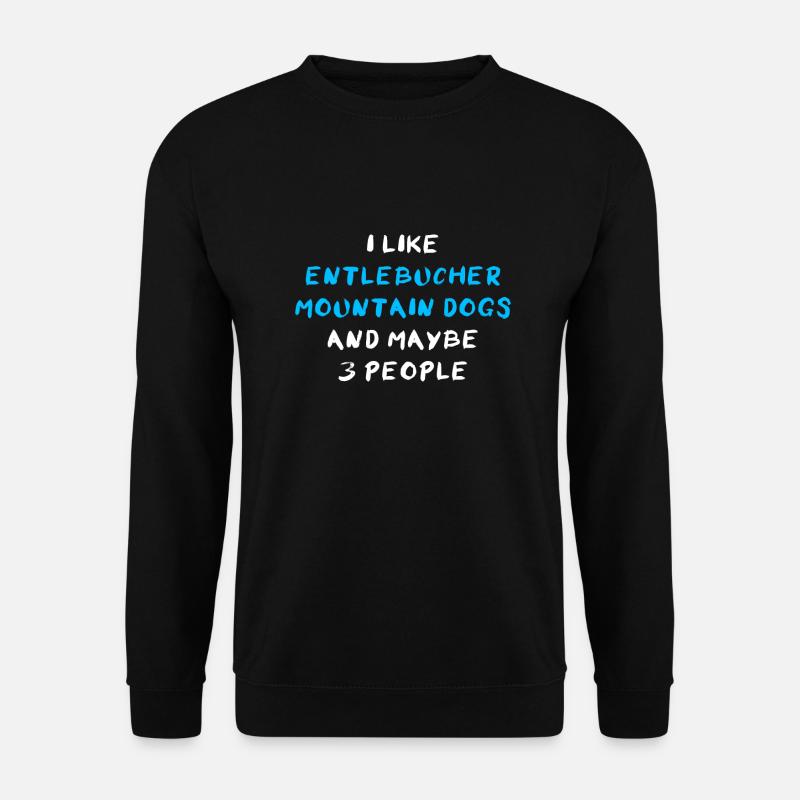 Entlebucher Mountain Dog - Unisex Pullover - Schwarz