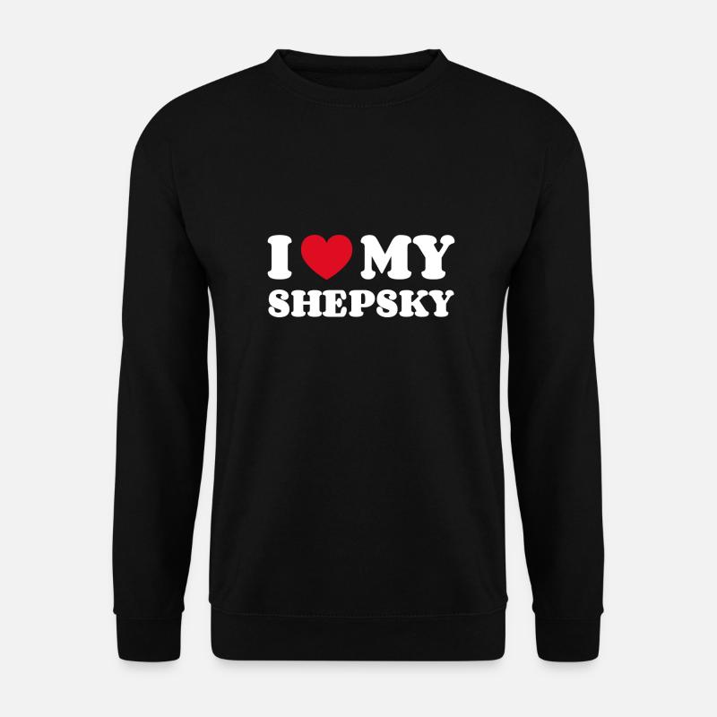 J'aime mon shepsky - Sweat-shirt Unisexe - noir