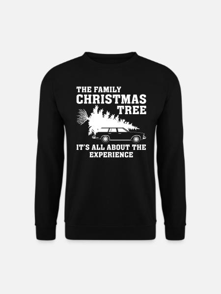 Der Familien-Weihnachtsbaum - Unisex Pullover - Schwarz