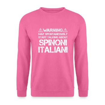 Italian Spinone - Unisex Pullover - Pink - Vorne
